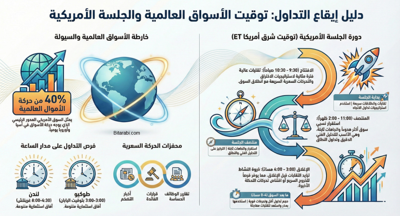اوقات السوق الامريكي