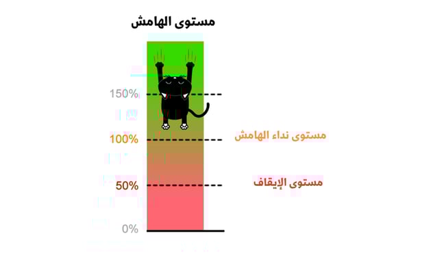 مستوى الهامش