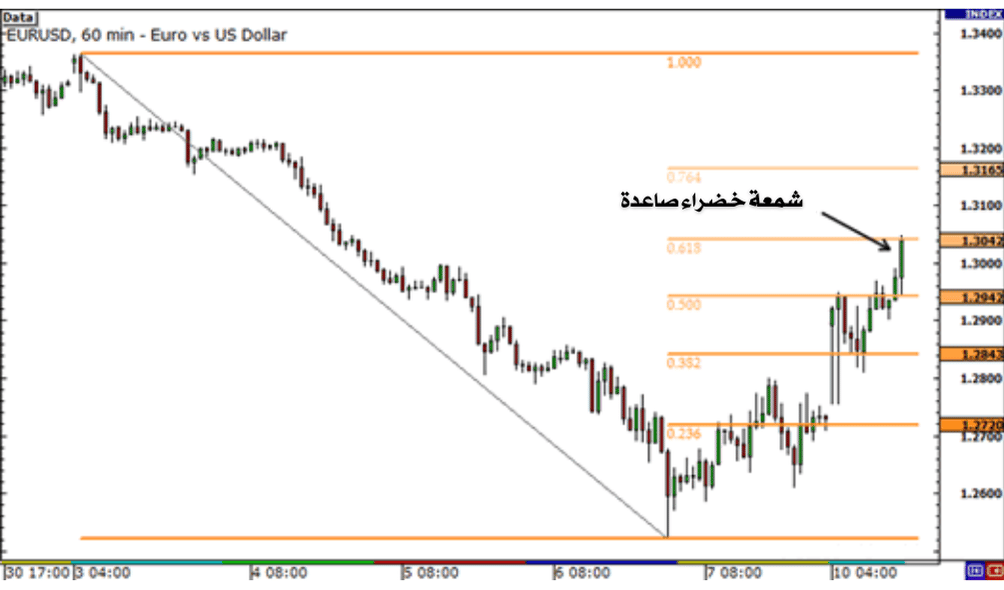 كيفية استخدام تصحيح فيبوناتشي مع مستويات الدعم والمقاومة