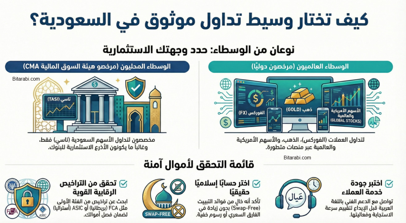 شركات تداول مرخصة في السعودية