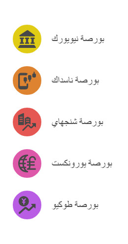 أشهر البورصات العالمية