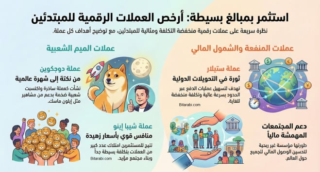 ما هي أشهر العملات الرقمية؟ (دليل شامل مُحدث 2026 )