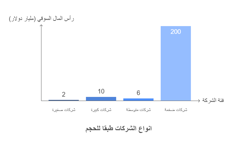 احجام الشركات 