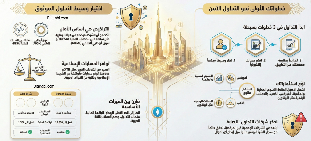 شركات تداول مرخصة في الإمارات