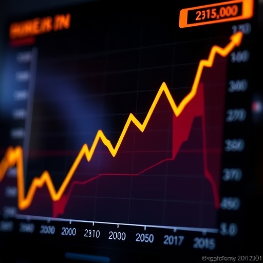 مؤشر سهم يتجه لاعلى