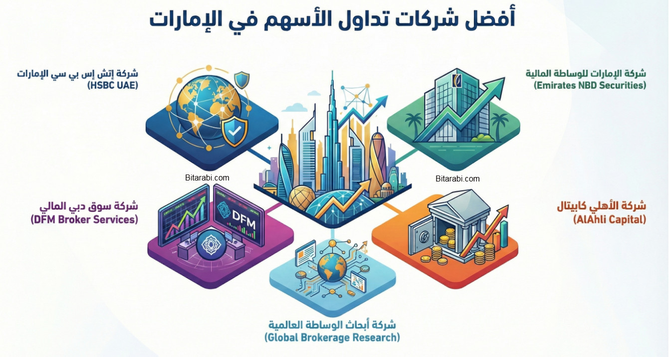 شركات تداول الأسهم في الإمارات