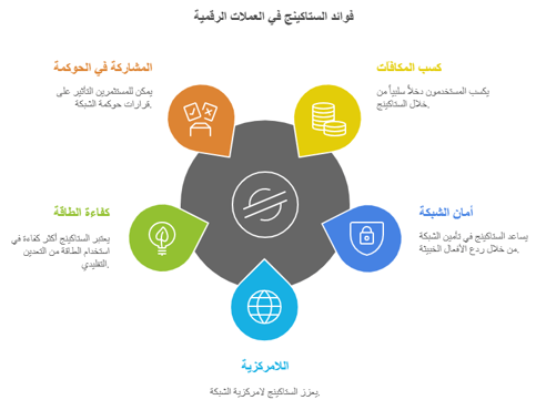 فوائد الستاكينج في العملات الرقميه
