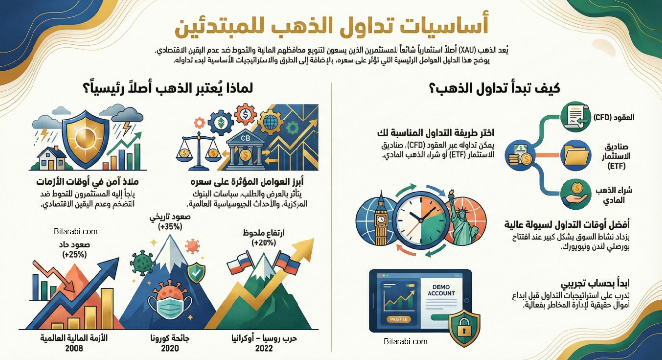 تداول الذهب