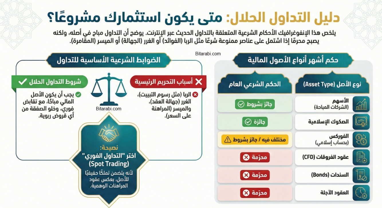 هل التداول حرام أم حلال؟ الحكم الشرعي للتداول في الإسلام