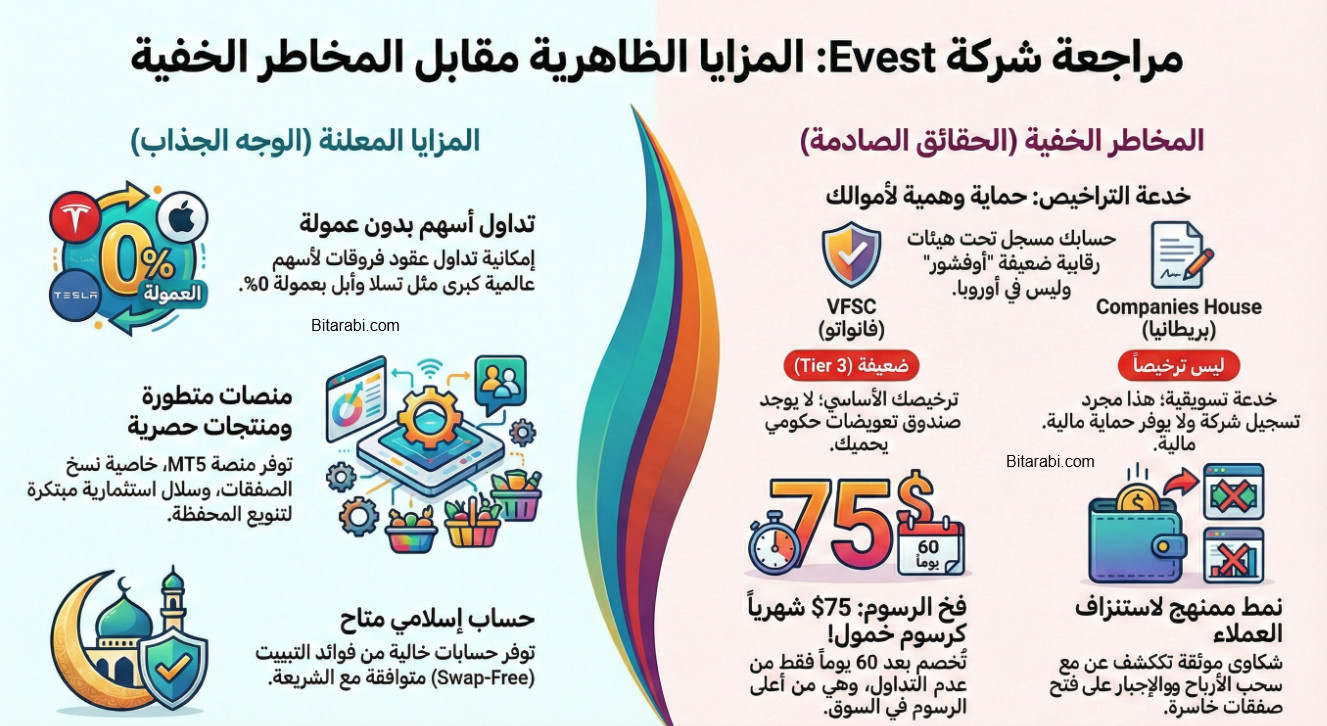 مراجعة شركة إيفيست Evest