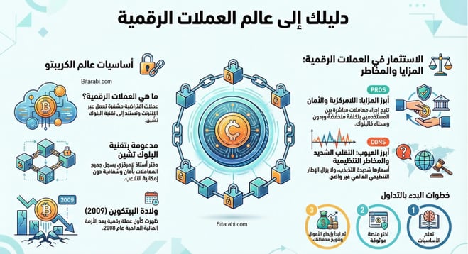 دليل المبتدئين ما هي العملات الرقمية وكيف يتم تداولها