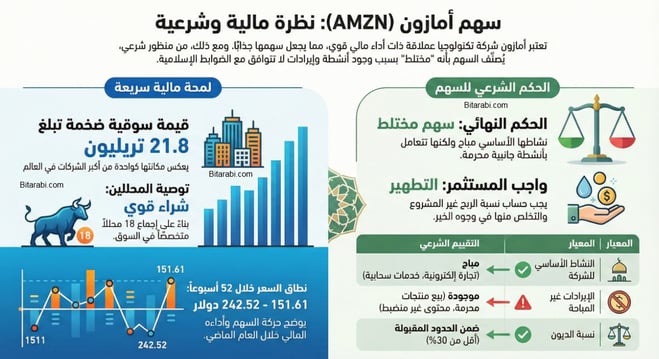 سهم امازون amazon amzn