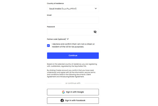 الخطوة الاولى التسجيل في الموقع 
