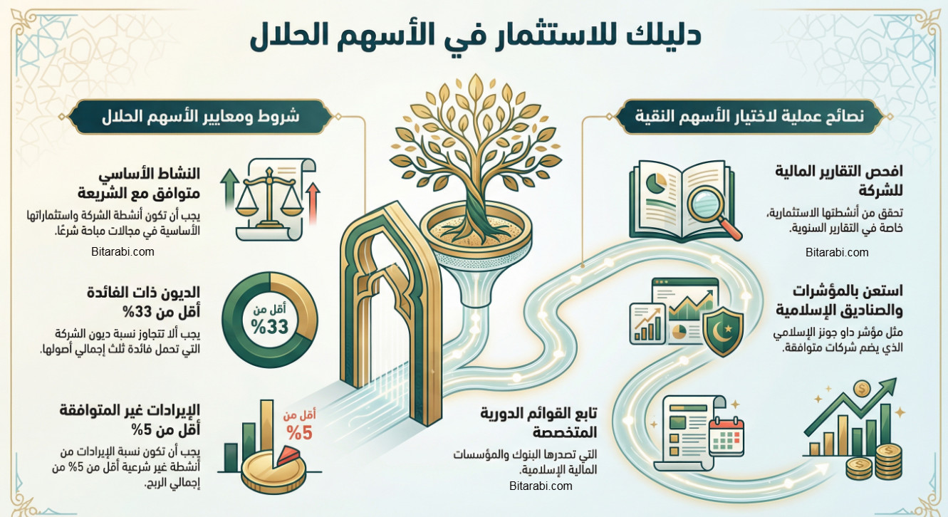 الأسهم الحلال