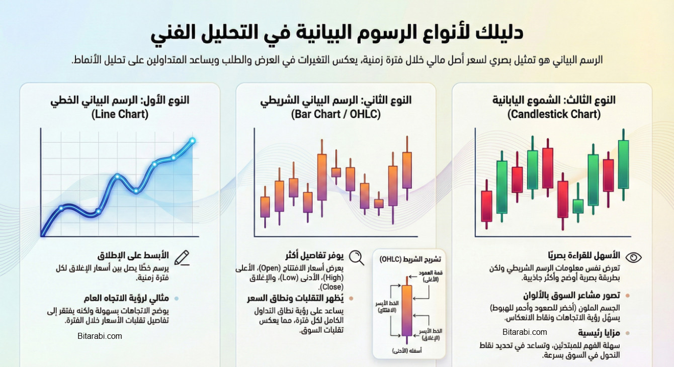تداول الرسوم البيانية في التحليل الفني 