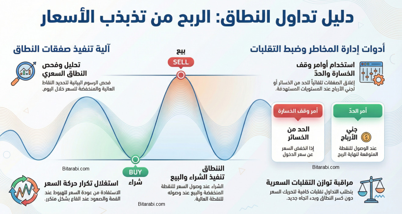 الربح من التداول اليومي والمضاربة على تذبذب الأسعار