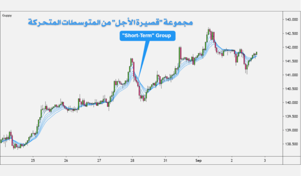 كيفية التداول مع الاتجاه باستخدام متوسطات جوبي المتحركة المتعددة (GMMA)
