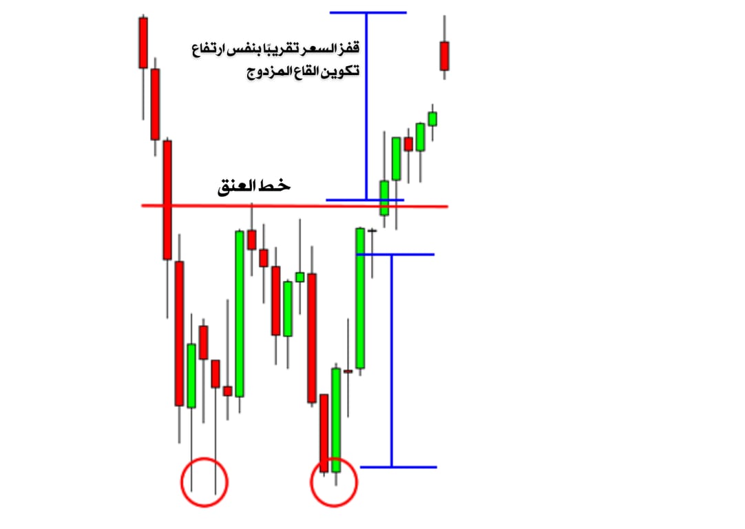 شارت يوضح القاع المزدوج 