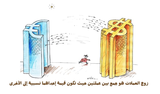 زوج العملات الدولار واليورو