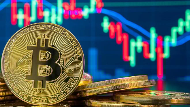 شارت مع عملة بيتكوين