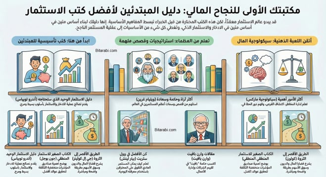 أفضل كتب الاستثمار للمبتدئين
