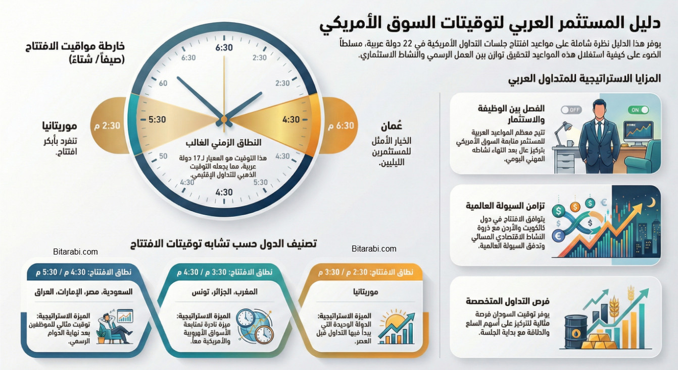 اوقات عمل الأسواق