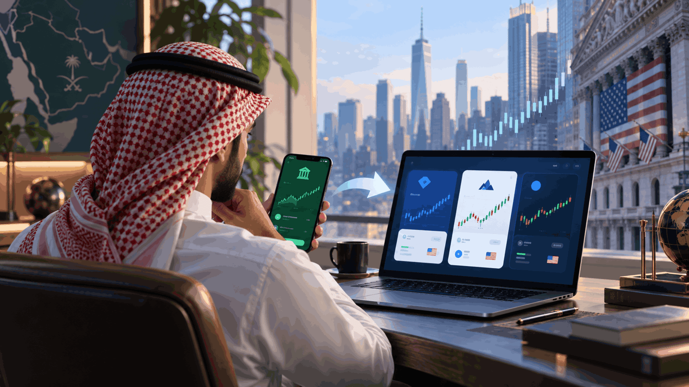 أفضل بدائل تداول الراجحي للأسهم الأمريكية في 2026