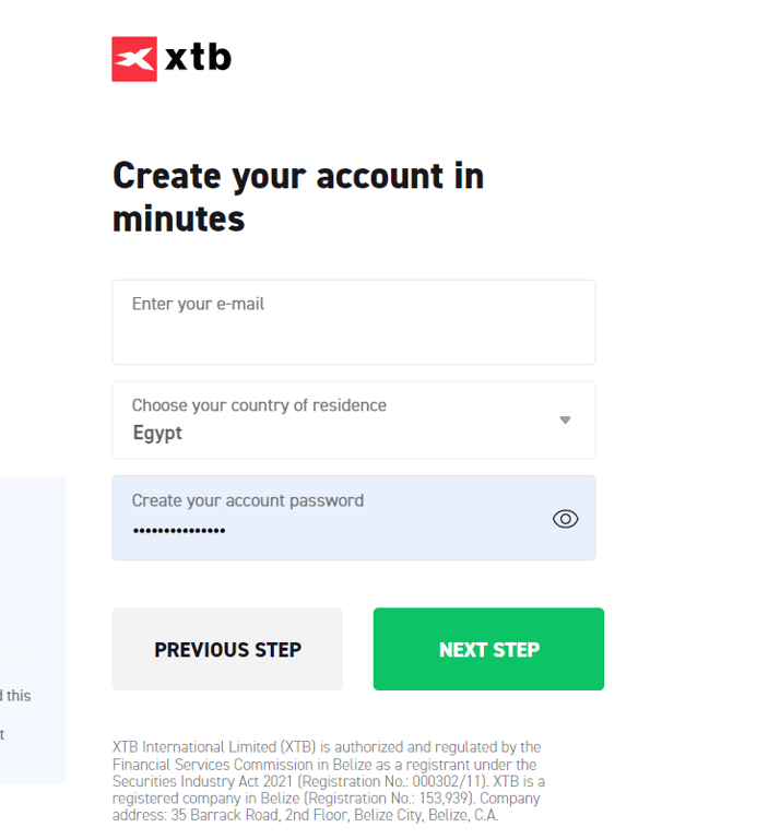 فتح حساب تداول مع XTB