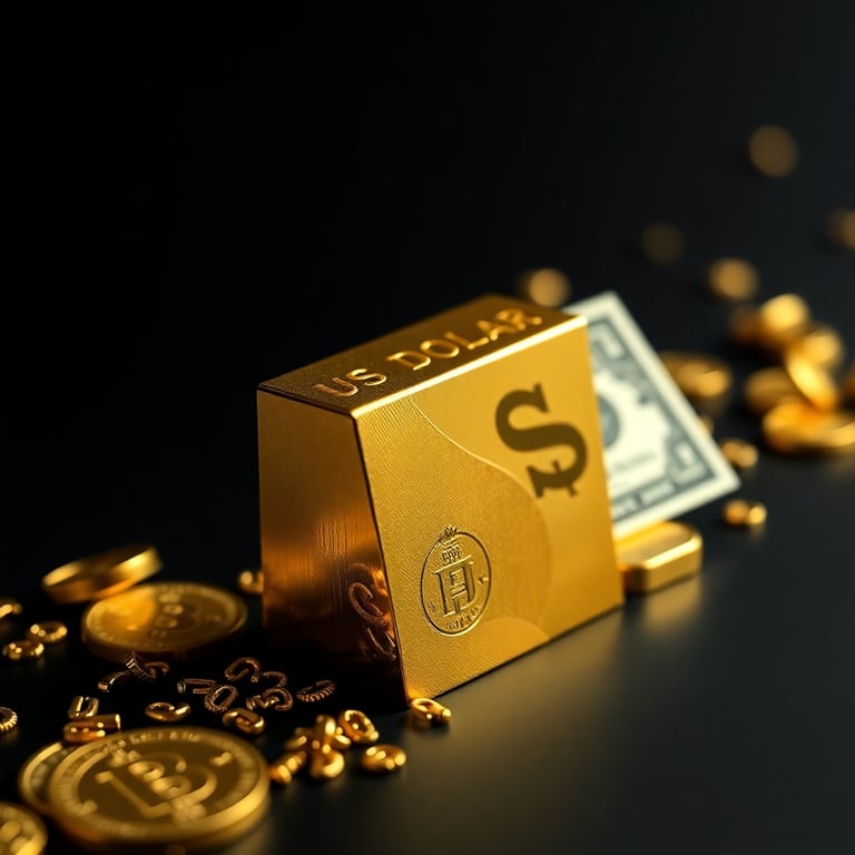 الذهب والدولار الأمريكي