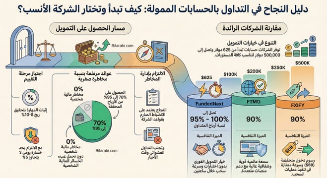 شركات حساب تداول ممول 