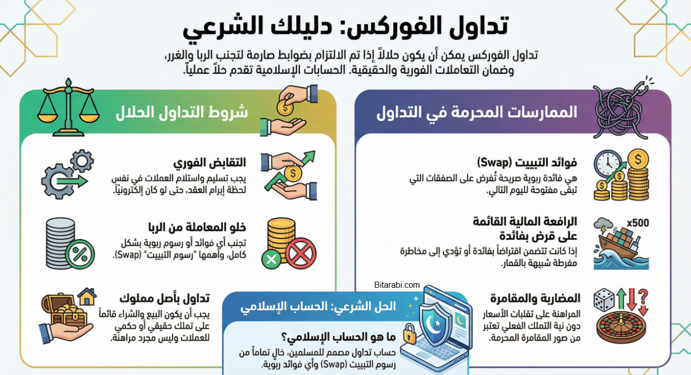 حكم تداول الفوركس في الإسلام 