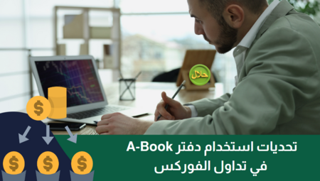 ما هي تحديات استخدام دفتر A-Book في تداول الفوركس؟