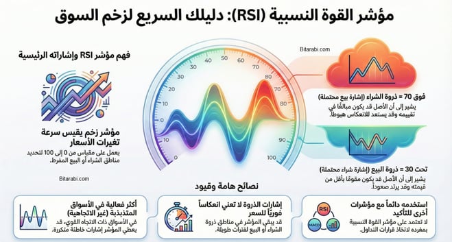 مؤشر الزخم rsi في التداول trading rsi indicator
