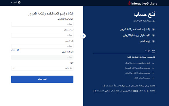 فتح حساب انتراكتيف بروكرز