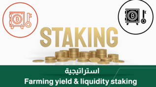 استراتيجية  farming yield & liquidity staking : زيادة المكافآت في العملات الرقمية