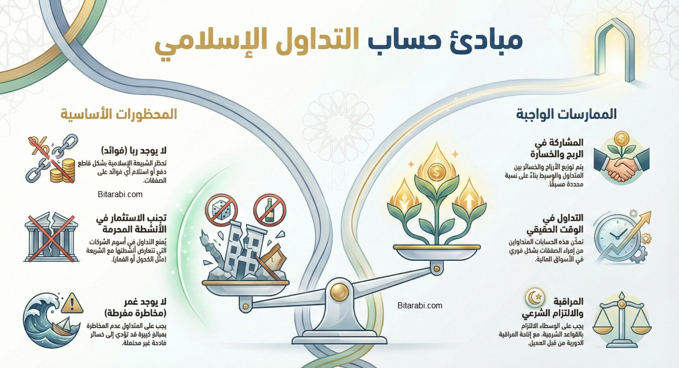 حساب التداول الاسلامي