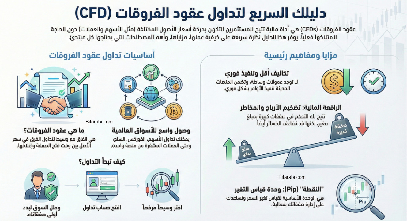 تداول عقود الفروقات