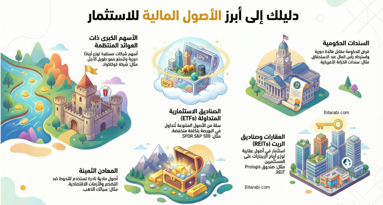 الأسهم والعقارات