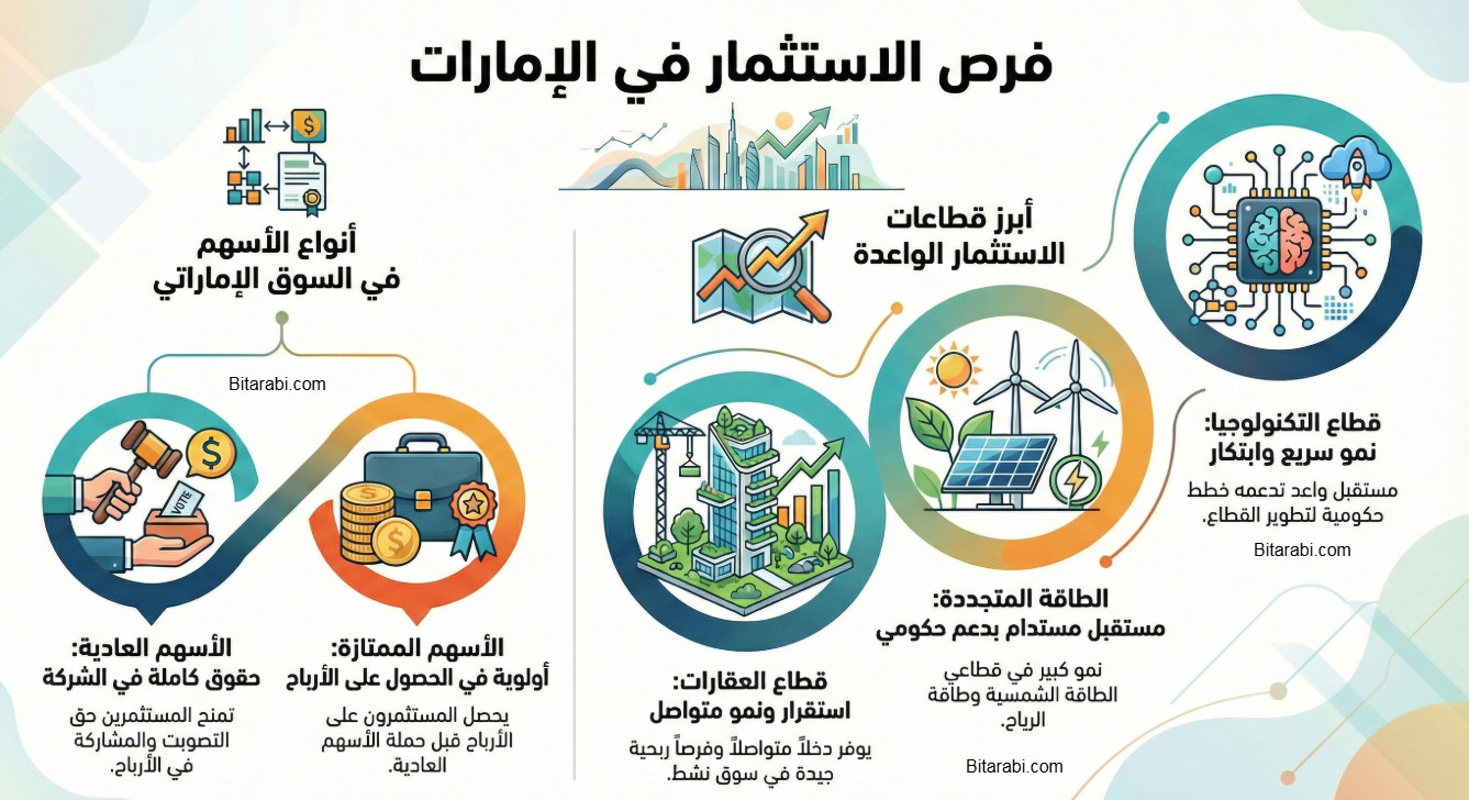 الأسهم في الإمارات