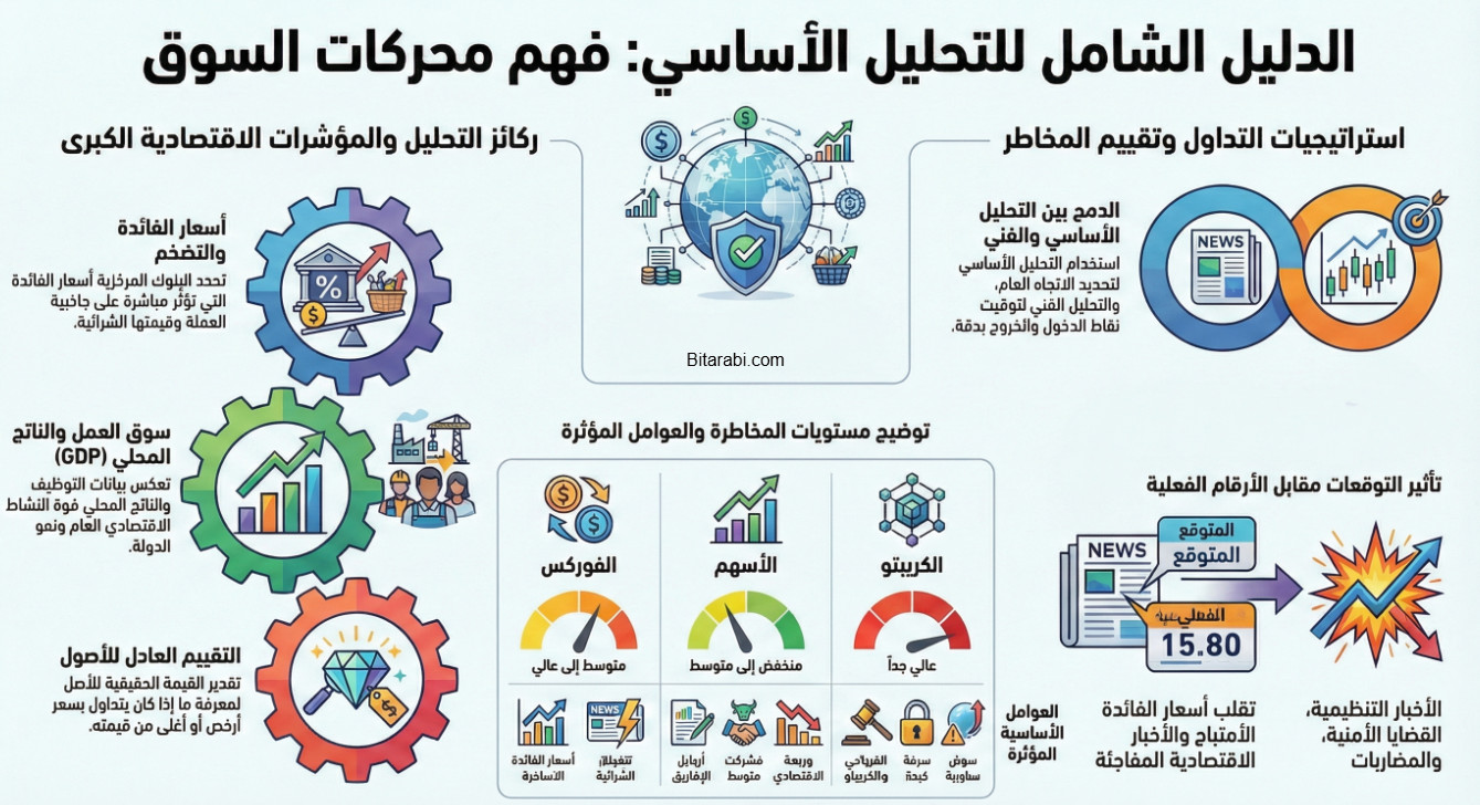 التحليل الأساسي Fundamental Analysis فى التداول