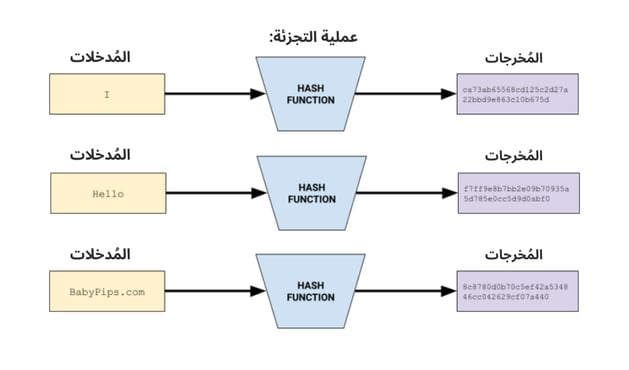 مدخلات ومخرجات عملية التجزئة