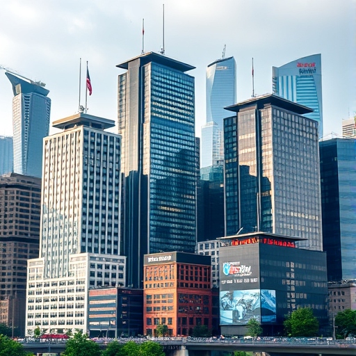 مباني متوسطة و مباني عملاقة