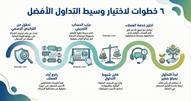 وسيط تداول بروكر شركة