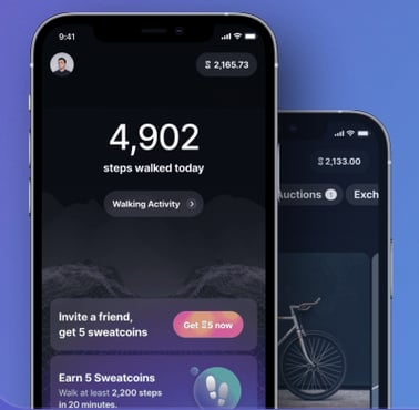 سحب ارباح SWEATCoin