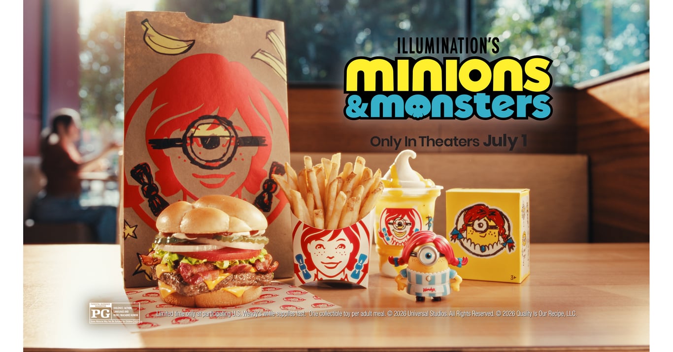 مأكولات خاصة بقائمة Minions & Monsters في وينديز