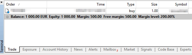 مثال عملي لحساب الرصيد