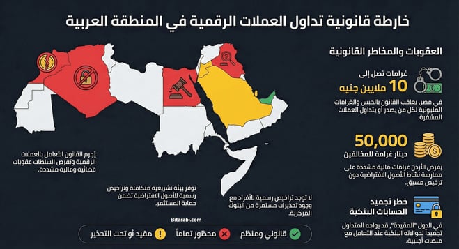 هل التداول قانوني؟ عقوبات التداول في الدول العربية لعام 2026