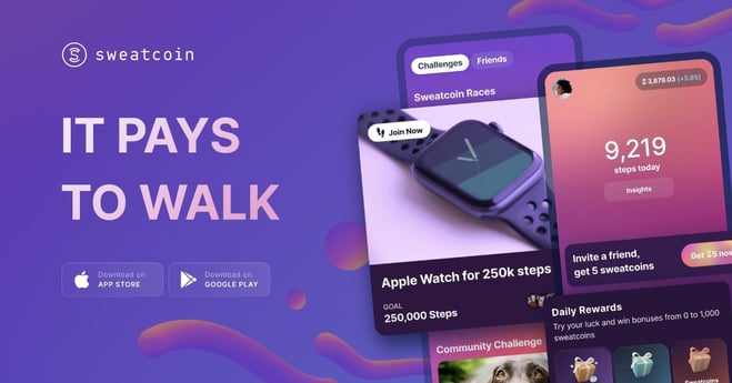 قم التداول في عملة SWEATCoin