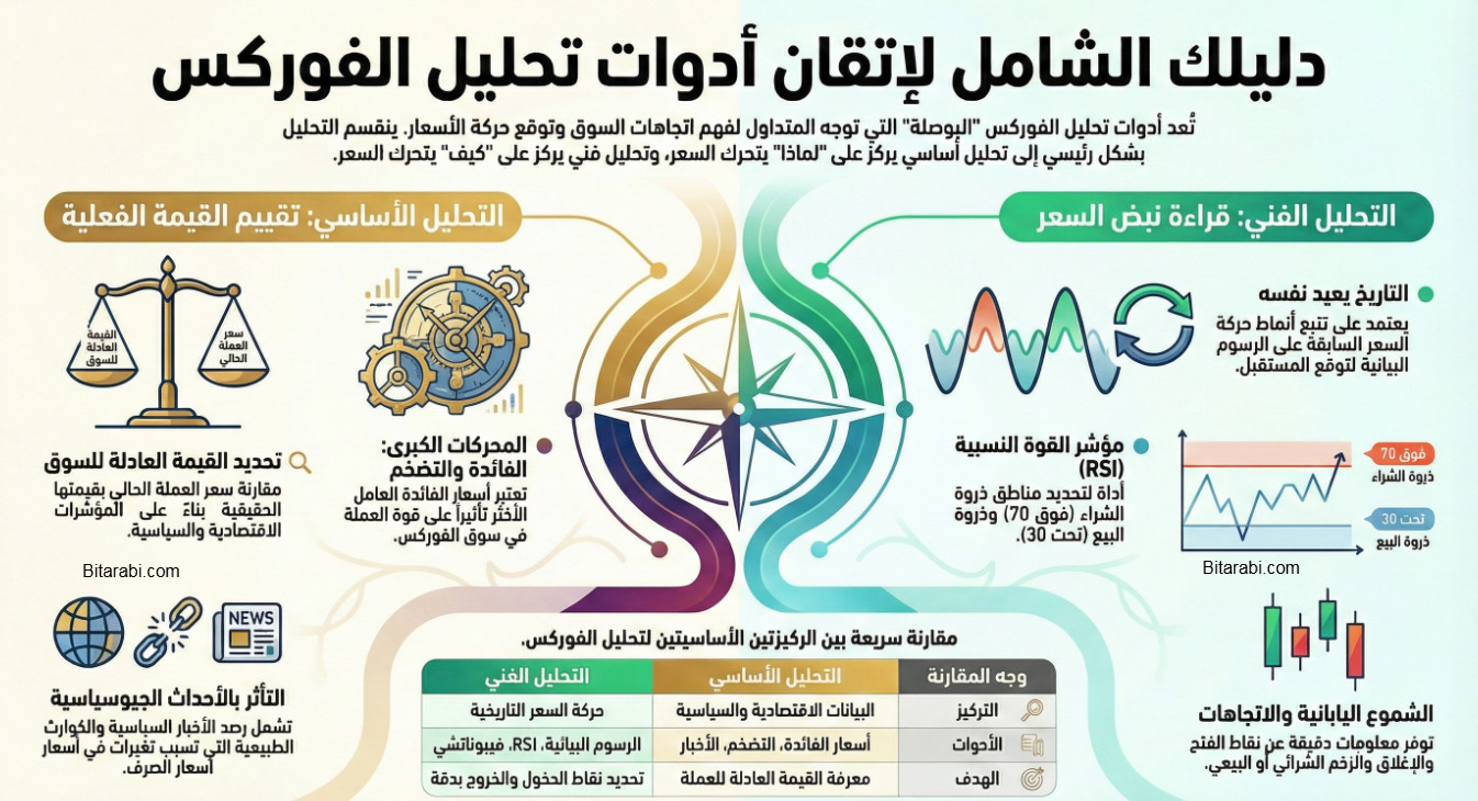 أدوات تحليل الفوركس