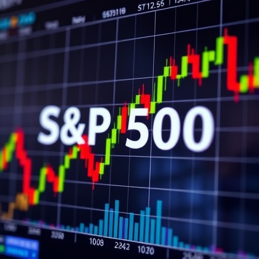 كلمة " مؤشر S&P 500 " على شارت تداول 